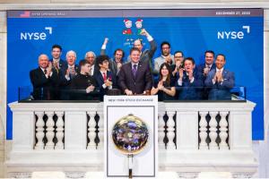 NYSE New York Stock Exchange Closing Bell Lite St. Saint Nick Foundation Kids Hospital