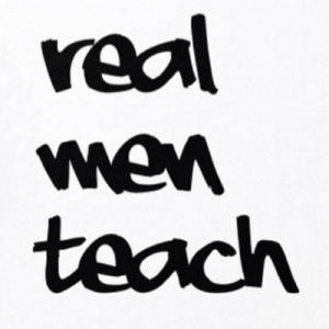 real men teach logo