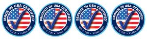 Verity One Made in USA Certified Seals