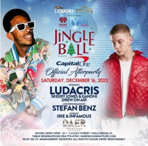  Y100 Miami Jingleball Official Afterparty - Ludacris and Stefan Benz