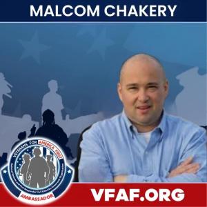 Malcom Chakery Texas Back The Blue Founder issues Trump endorsement and joins VFAF Veterans for Trump as Ambassador