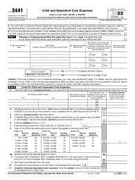 IRS Releases Form 2441 Instructions and Printable Forms for 2023 and 2024