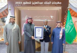 King Abdulaziz Falconry Festival 2023 Hits Guinness Record Third Time with 2,654 Falcons