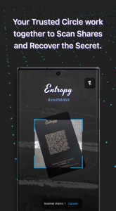 Reconstructing a Digital Asset with Entropy Keycrypt