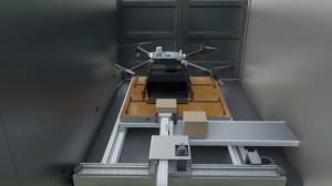 package swapping solution for cargo drone