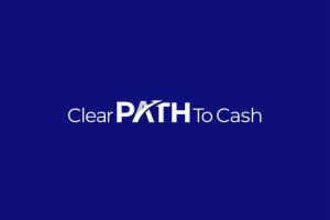 Clear Path To Cash Logo Text in white