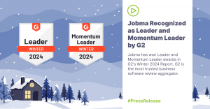 Jobma - Leader and Momentum Leader - G2 Winter 2024 Report