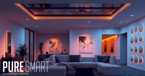 Pure Smart Living Room featuring TruColor RGBTW