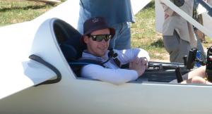 World Gliding Champion James Nugent ready to launch at Narromine