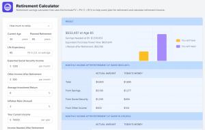Retirement Calculator