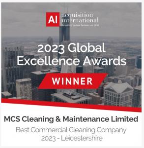 MCS Cleaning & Maintenance LTD, Winners of Best Commercial Cleaning Company 2023 - Leicestershire