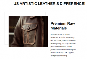 High Quality RAW Material - Environmental Friendly - US Artistic Leather