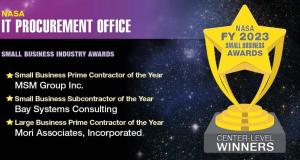 NASA Names MORI Associates Large Business Prime Contractor of the Year