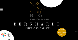 MC Studio’s B.I.G. (Bernhardt Interiors Gallery) Launch Event is just one week away