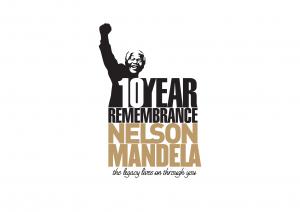 10 years since Mandela's passing logo