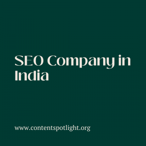 Top SEO company in India