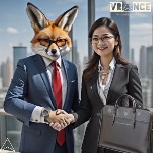 FOXEY depicting that Vrance Agency is open for Collaborations!