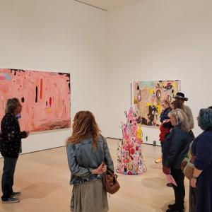 Shoebox Artists viewing exhibition