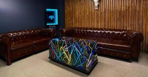 Stunning Radiant Neon Coffee Table for Sale