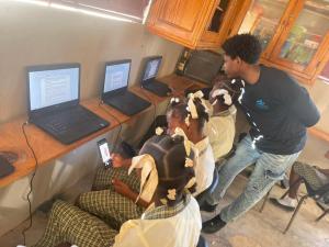 computer lab for St Matthews school in rural Hait.