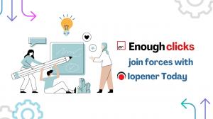 Iopener and Enough Clicks Join Forces to Empower Individuals and Businesses