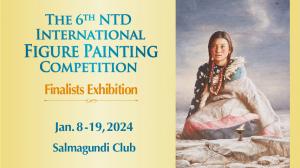 Painting exhibition with positive energy