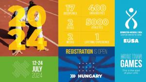 Registration for European Universities Games 2024