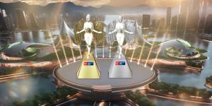 2024 NY Awards Statuettes - Gold & Silver