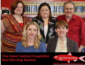 The team behind cosykiller at Red Herring Games in Grimsby