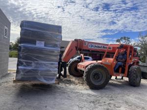 Bayou Beds delivers a truckload of 100+ Tempur-Sealy mattresses donated to children and families participating in Big Brothers Big Sisters of Southwest Louisiana programs.