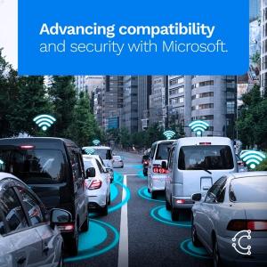 Seamless integration with Microsoft Connected Fleets at CES 2024