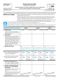 Schedule EIC Tax Form