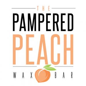 The Pampered Peach Wax Bar Company Logo