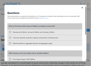 INOMICS AI Tools - Practice Questions