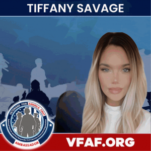 Tiffany Savage aka Politically Savvy joins VFAF Veterans for Trump as national ambassador