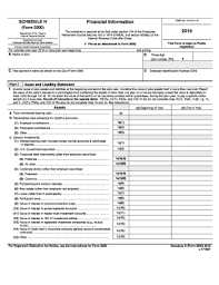 Schedule H Tax Form