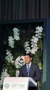 Dr. Rajiv J. Shah President of the Rockefeller Foundation at COP28