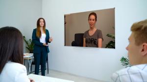 Figure 1. Using a SIMmersion product in the classroom