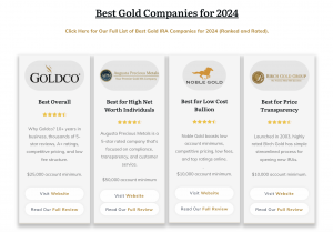 best gold dealers for 401(k) to gold IRA rollovers