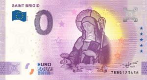 Commemorative Saint Brigid 0 Euro note