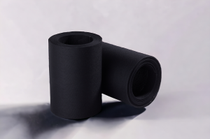 Rollable composite mast