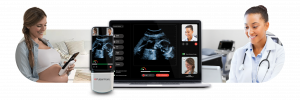 Prenatal pregnancy Self-Scan ultrasound with remote clinical diagnosis for a sonographic teleheath consultation