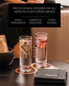 Find Secco Drink Infusions in Aero Lounges and In-Flight