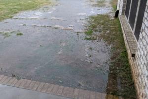 drainage problem near a house