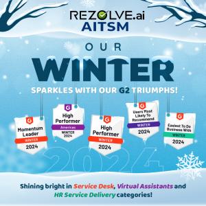 Rezolve.ai Shines Bright in G2 Winter 2024 Report with New Badges