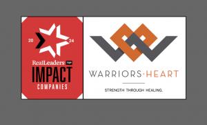 Warriors Heart is honored to be recognized by the 2024 Real Leaders Impact Awards for the fifth year in a row as one of the Top 185 Impact Companies in the world.