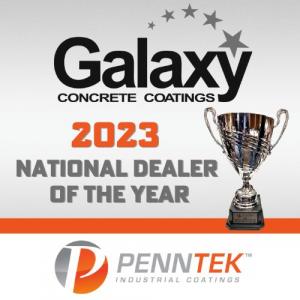 2023 penntek dealer of the year - Galaxy Concrete Coatings