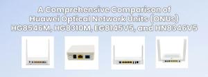 Array of future-ready GPON ONU devices, symbolizing innovation and reliability in optical network units for the digital era.