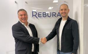 David Grant of Westcon-Comstor with Aaron Rees of Rebura