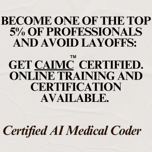 CAIMC – The Future of Medical Coding is Here with Certified AI Medical Coder Training by PMBAUSA